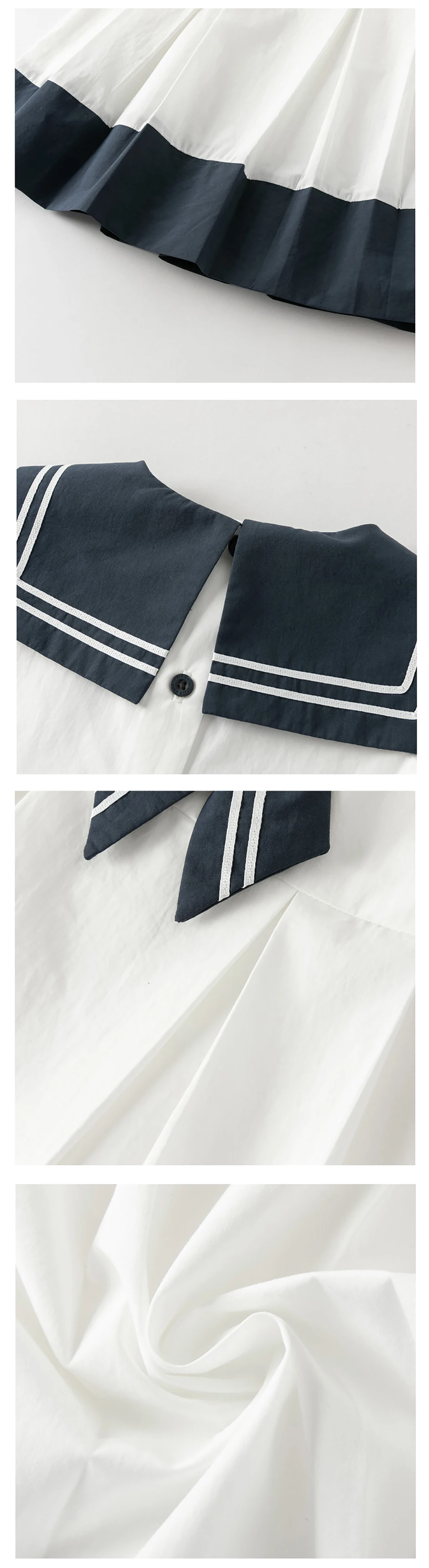 Dave Bella Girls Pure Cotton Dress Summer Elegant Sweet Children Clothes Charm Dresses Fashion Cool Party Preppy Style DB2261987