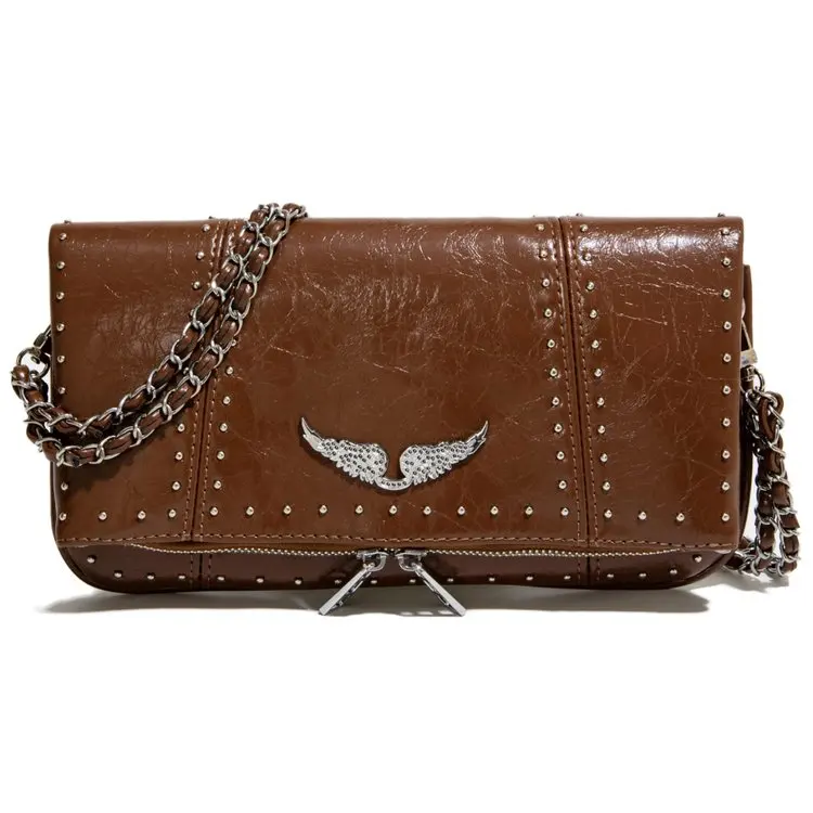 Elegant Diaper Bag Classic Original Retro Square Satchels Leather Handbag For Women Commuter Bag Unique Stylish