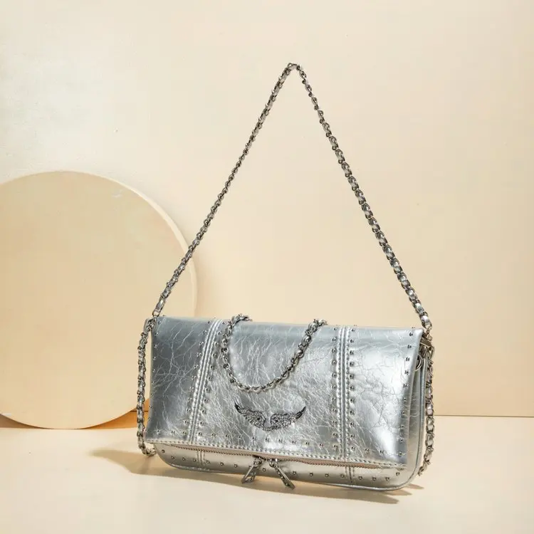Elegant Diaper Bag Classic Original Retro Square Satchels Leather Handbag For Women Commuter Bag Unique Stylish