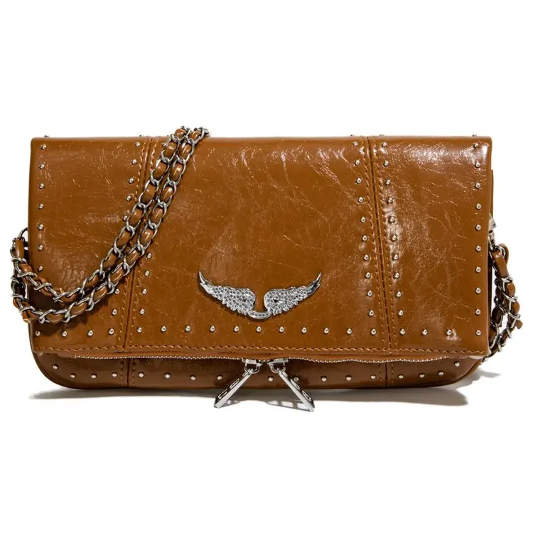 Elegant Diaper Bag Classic Original Retro Square Satchels Leather Handbag For Women Commuter Bag Unique Stylish