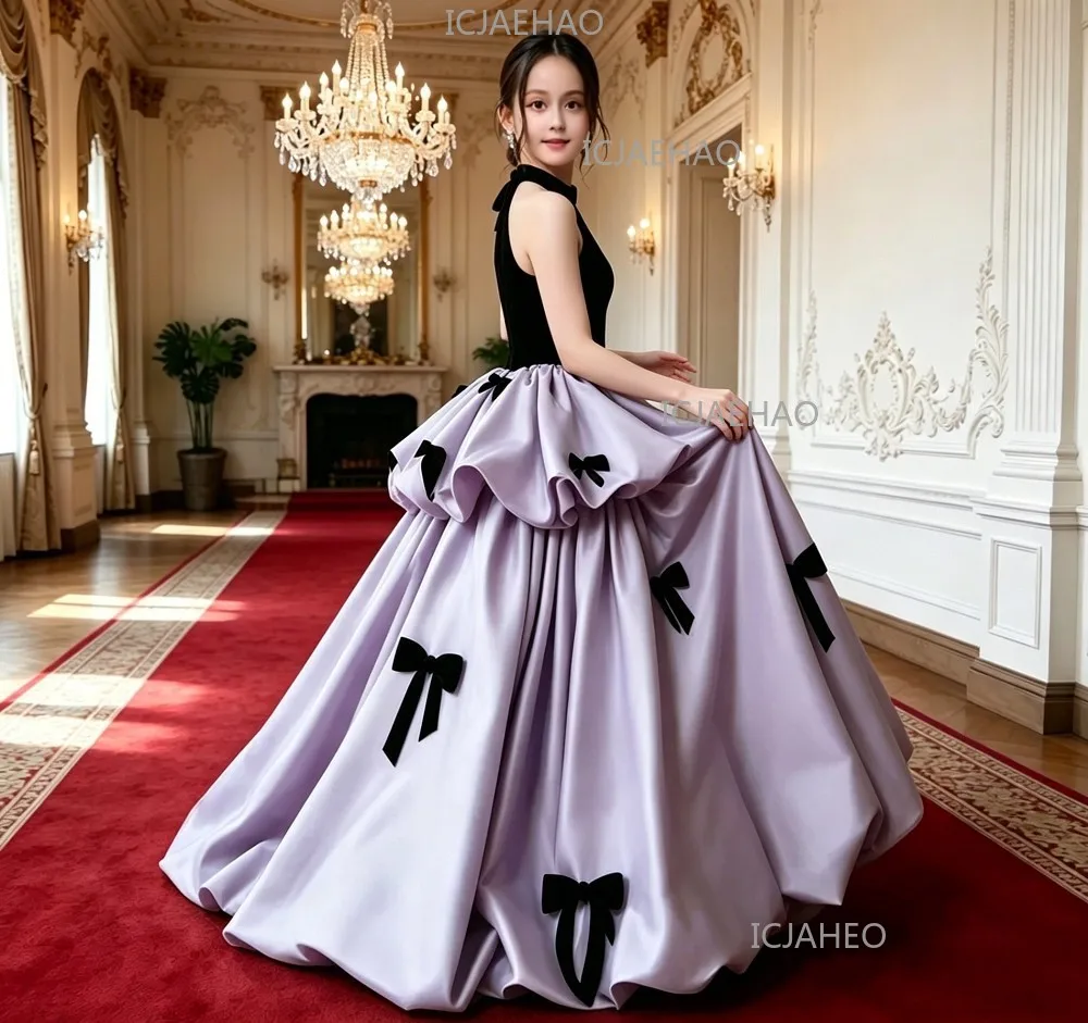 2026 Kids Princess Dress Flower Girl Wedding Gown Party Costume Birthday Banquet Children Girls Piano Performance Host Clothes