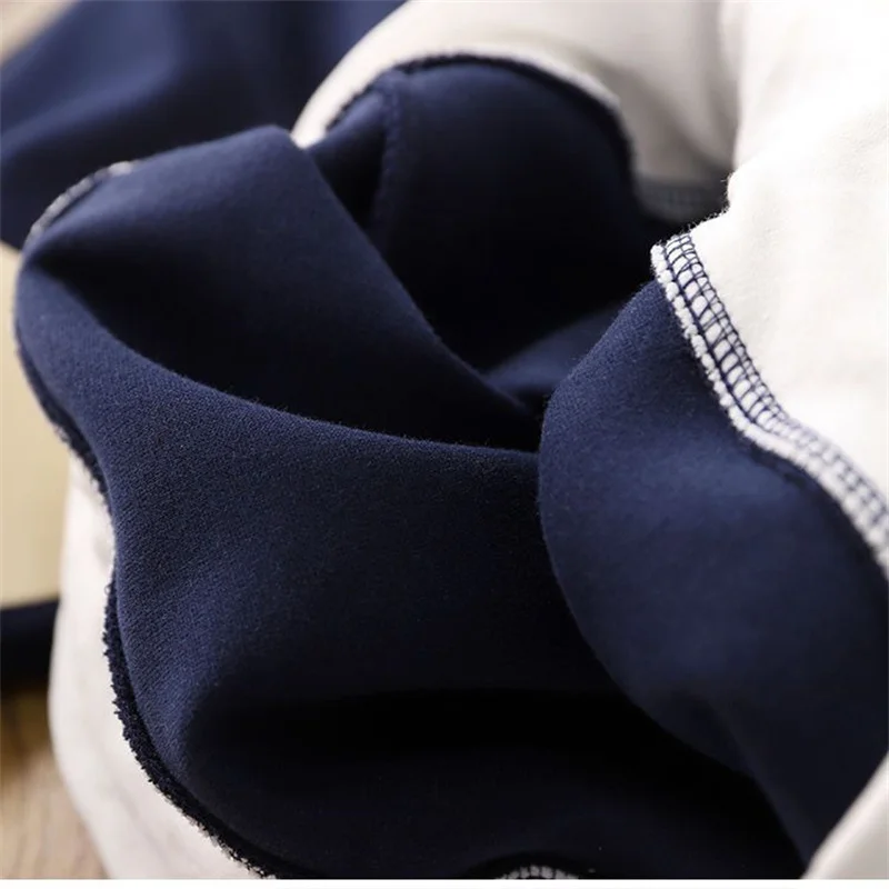 Boys Autumn Sets Children's Clothes Suit Winter Thickened Warm Outfits New Kids Letter Sweatshirt Pants 2 Piece Teen Sportswear
