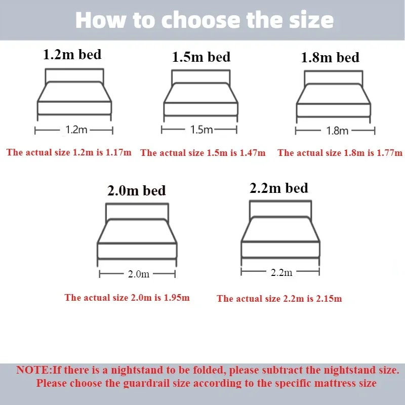 IMBABY Bed Guardrail Liftable Crib Protectors Adjustable Handrail Bed Safety Children Washable Baby Safety Bed Barrier Bumper