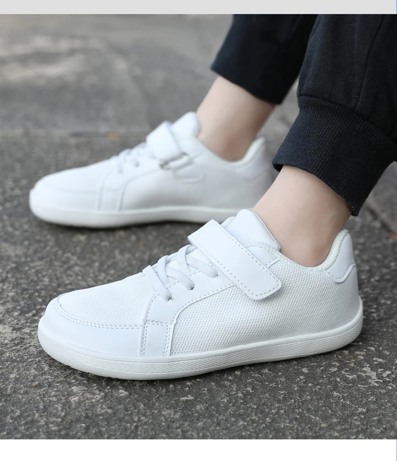 Breathable Barefoot Shoes Lightweight Knitting Sneakers for Sports Running Tennis Wide Toe All Ages Adult Kids Sizes Zero Drop