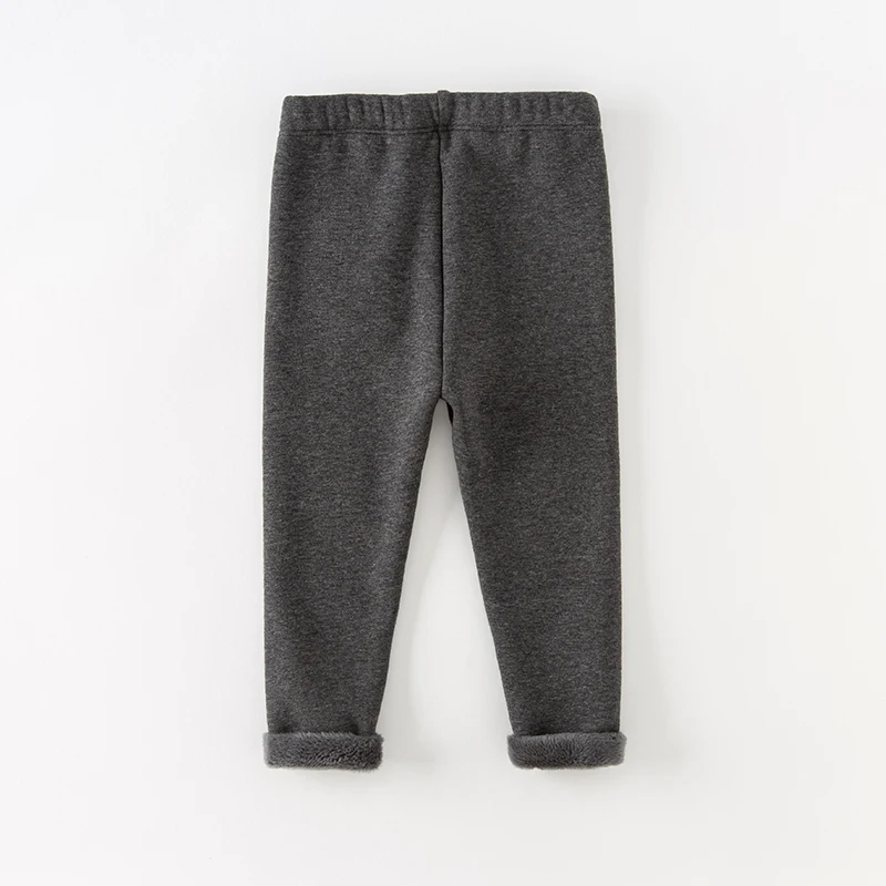 Dave Bella Children's Plush Pants Autumn Winter Girls' Casual Fashion Tight Pants Leggings Cute Sport Outdoor DB4238121