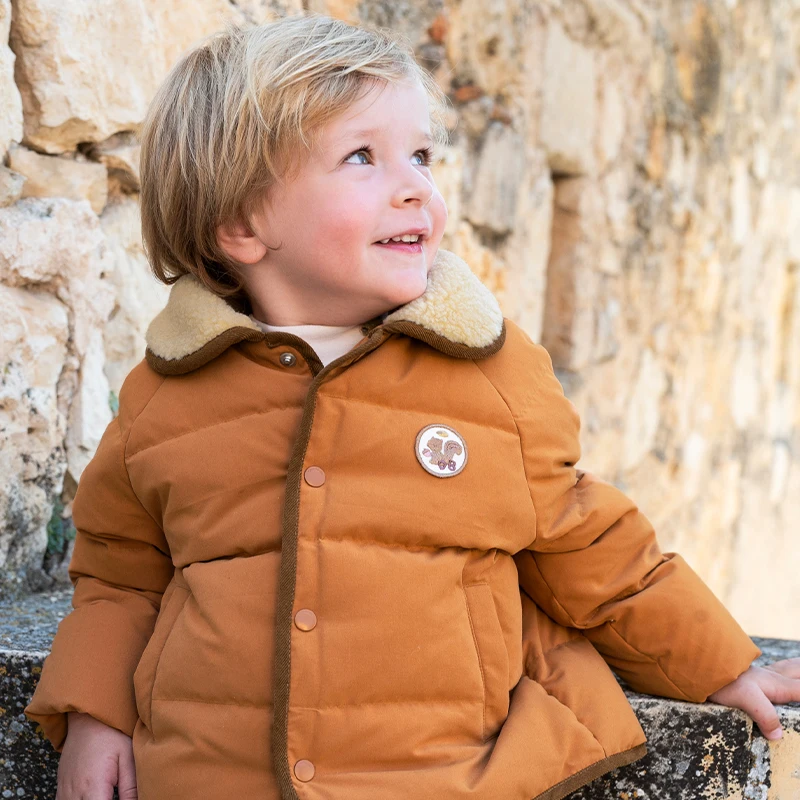 Dave Bella Boys Down Parka Thicken Jacket for Children Winter Warm Down Coats 2-7Years Windproof Outwear Clothes DB4242511