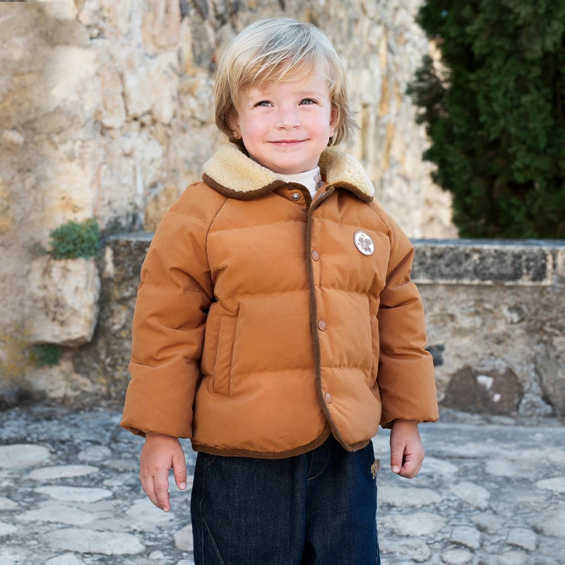 Dave Bella Boys Down Parka Thicken Jacket for Children Winter Warm Down Coats 2-7Years Windproof Outwear Clothes DB4242511