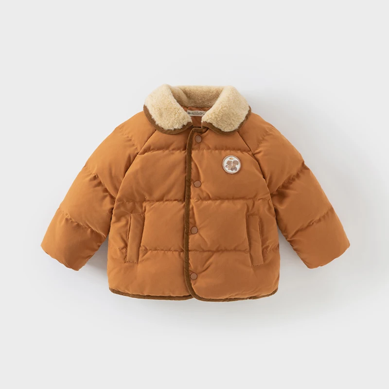 Dave Bella Boys Down Parka Thicken Jacket for Children Winter Warm Down Coats 2-7Years Windproof Outwear Clothes DB4242511