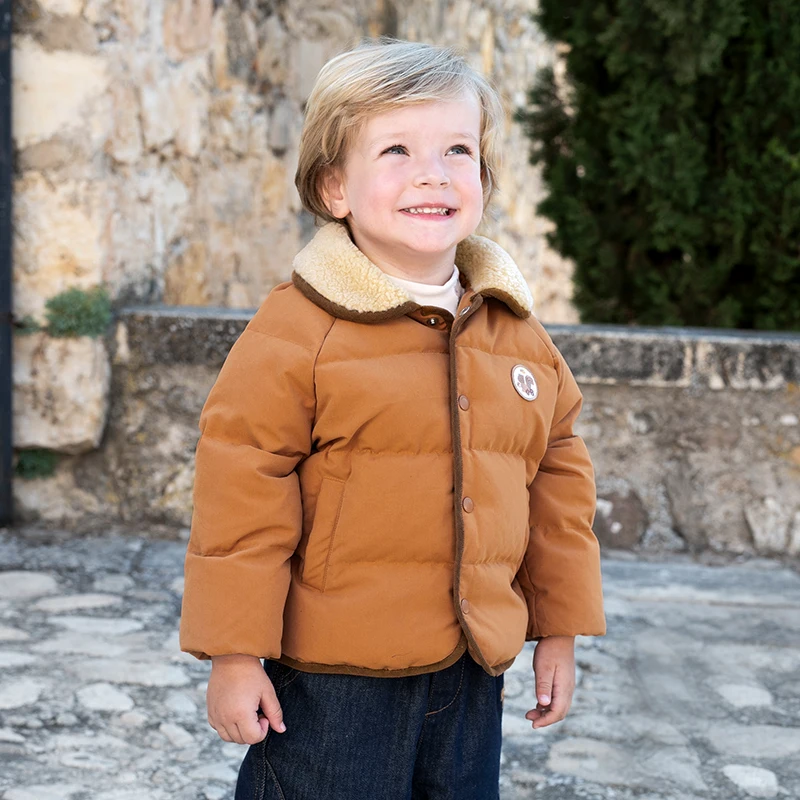 Dave Bella Boys Down Parka Thicken Jacket for Children Winter Warm Down Coats 2-7Years Windproof Outwear Clothes DB4242511