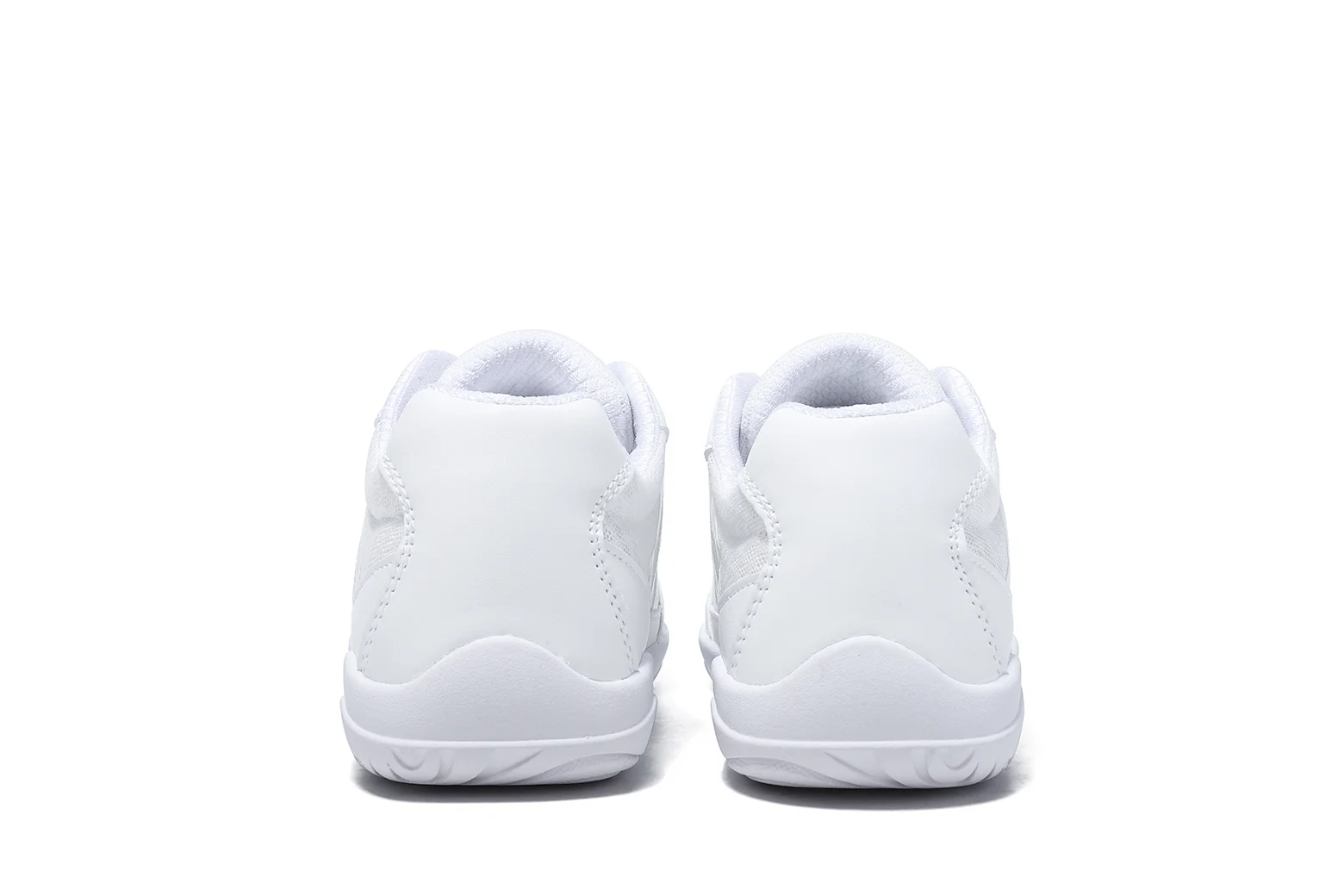 BAXINIER Girls White Cheer Shoes Trainers  Breathable Training Dance Tennis Shoes Lightweight Youth Cheer Competition Sneakers