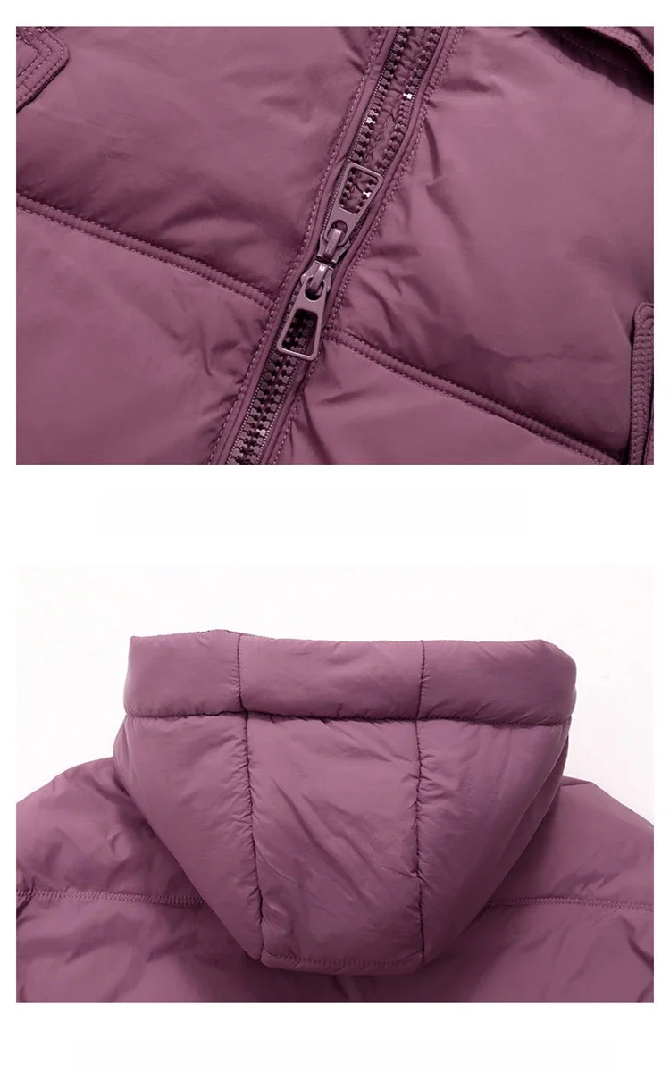 Girls' Cotton Coat New Winter Coat Boy Long Warm Clothes Children's Thicken Jacket Cotton Outerwear For Kids Jacket TR213