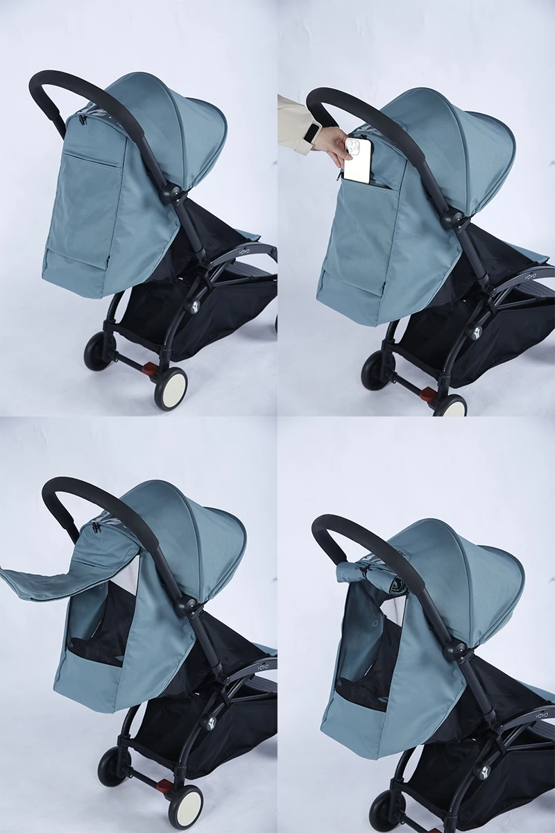 3pcs/set 175° Adjustable Canopy Cover Cushion Stroller Accessories Water Proof For Babyzen Yoyo Yoya Pram Sunshade Seat Mattress