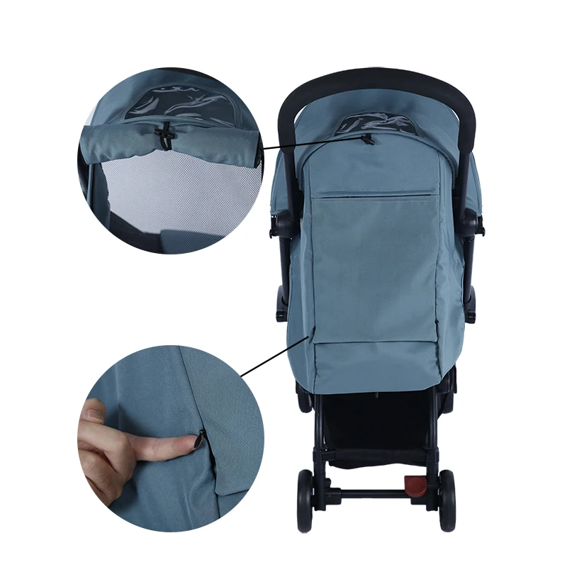 3pcs/set 175° Adjustable Canopy Cover Cushion Stroller Accessories Water Proof For Babyzen Yoyo Yoya Pram Sunshade Seat Mattress