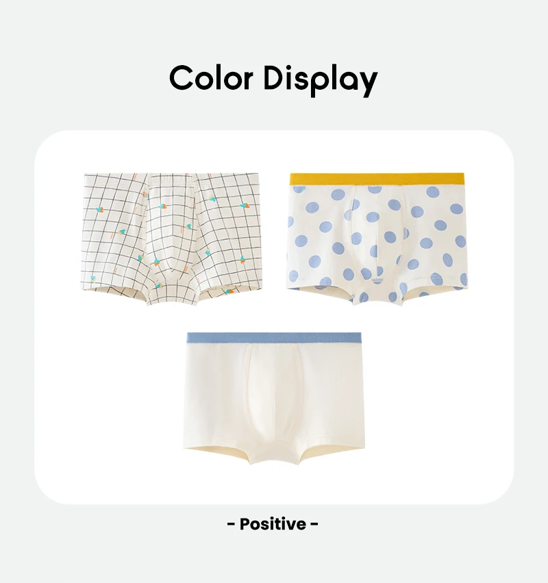 Mini Bala New Boys' Anti-Bacterial Pure Cotton Underpants Boxer Shorts 2024