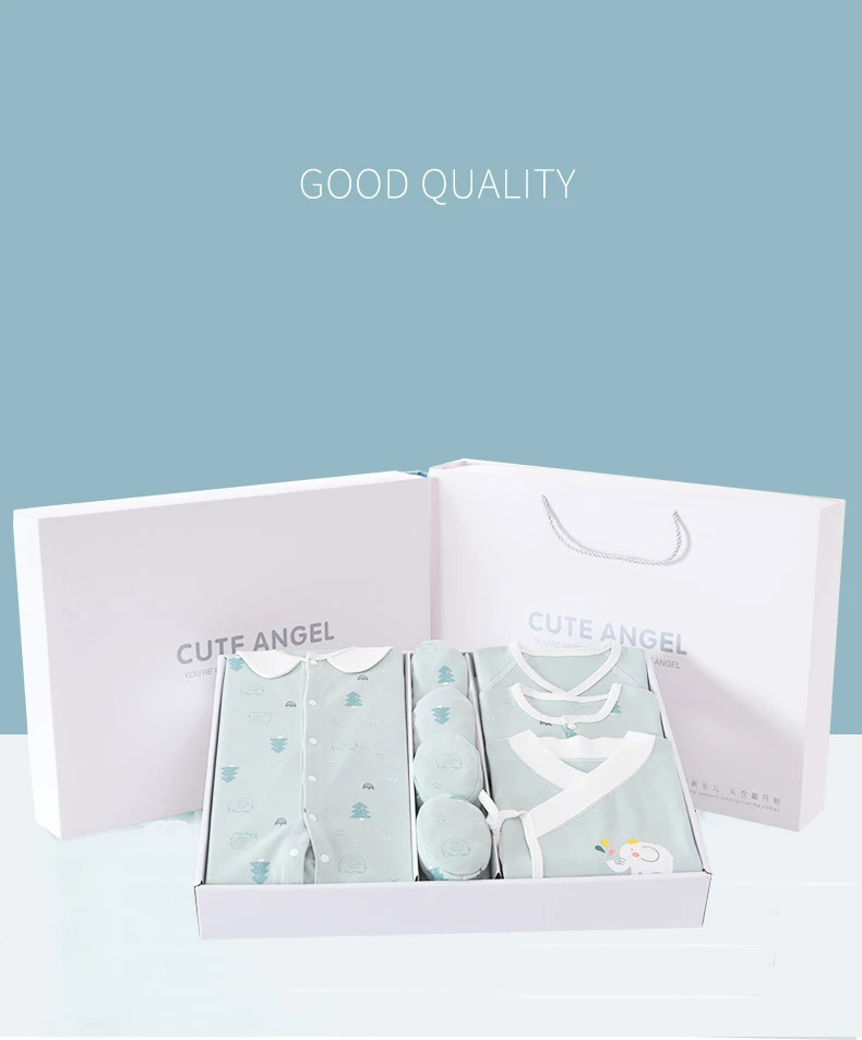IYEAL  Newborn Baby Clothes Cotton Baby Gift  Set 0-3 M Autumn Winter Kids Clothes Suit New Born Clothing Family Gifts 19-23PCS