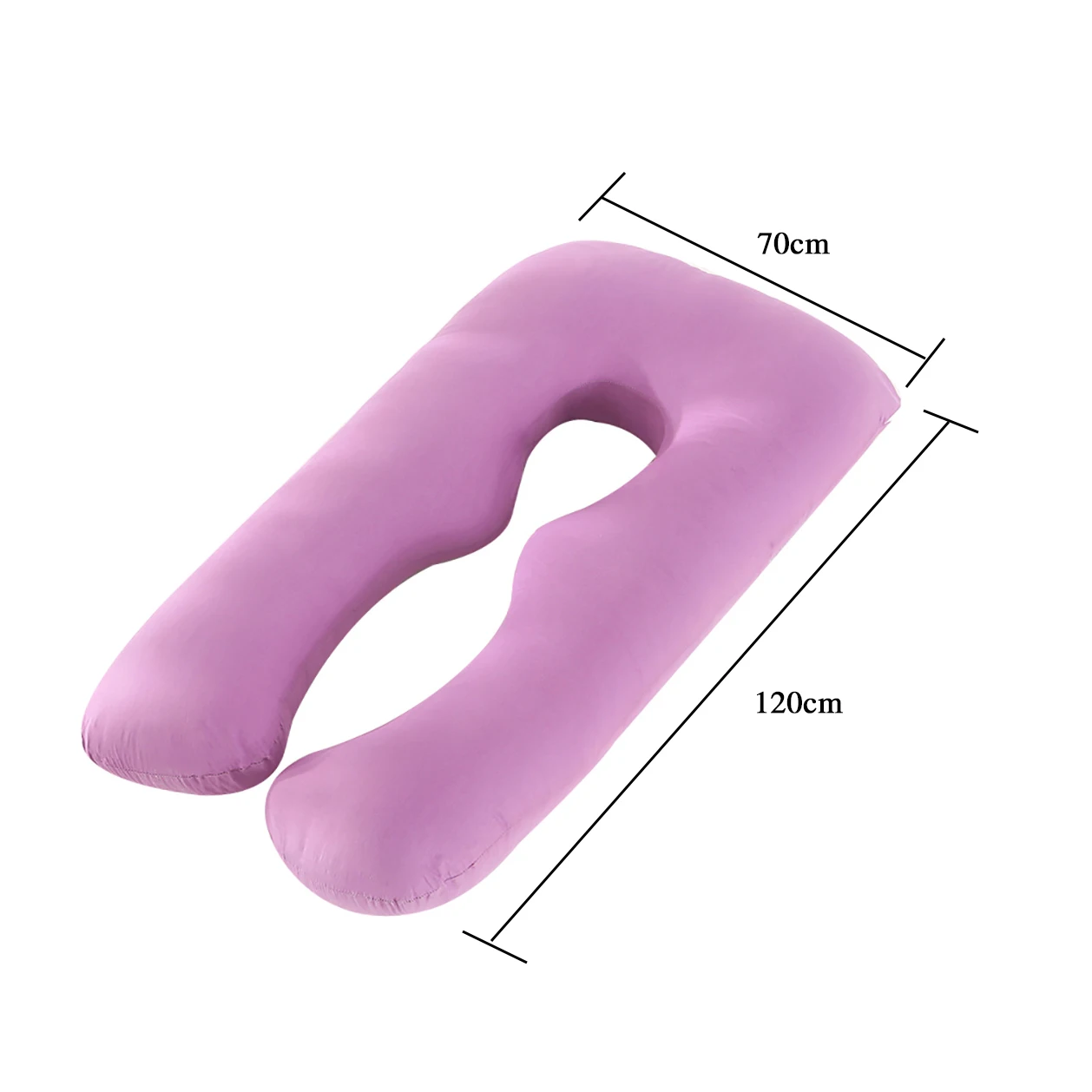 Blue Grey Maternity Body Pillow 120x70cm - Soft Plush Pregnancy Cushion for Sleeping, Side Sleeper Support for Women Wholesale