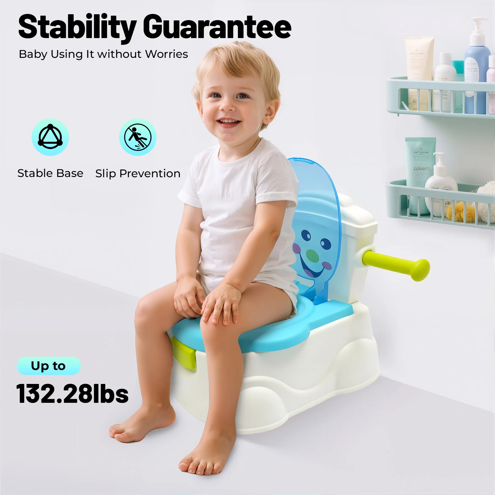 Portable Toilet Children Portable Toilet Blue/Pink Portable Toilet Potty Training Toilet Girls Boy Potty Chair Toilet Seat