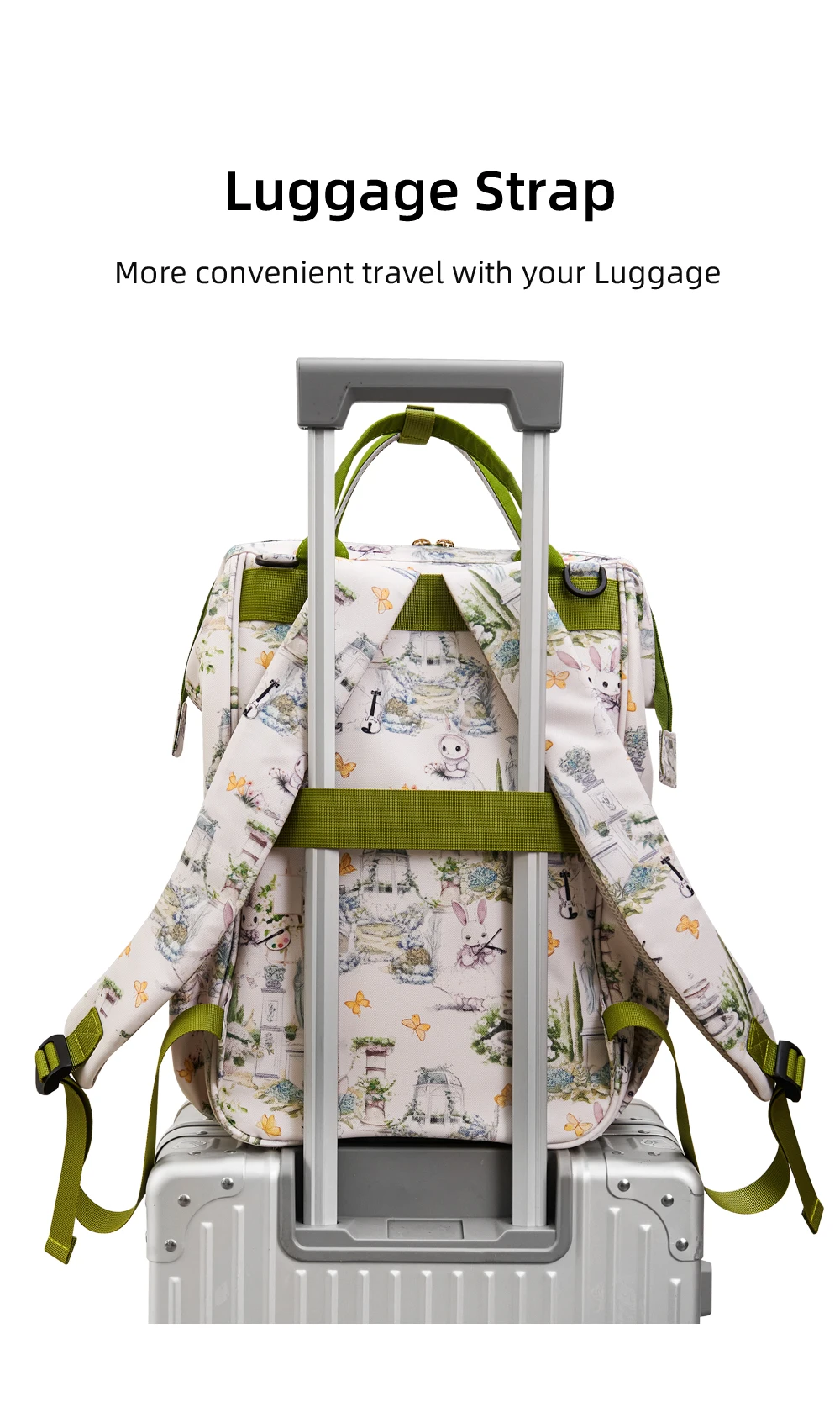 Sunveno Large Capacity Diaper Bag Backpack – Stylish Maternity Mommy Bag with Multi-Function Pockets, Lightweight Waterproof