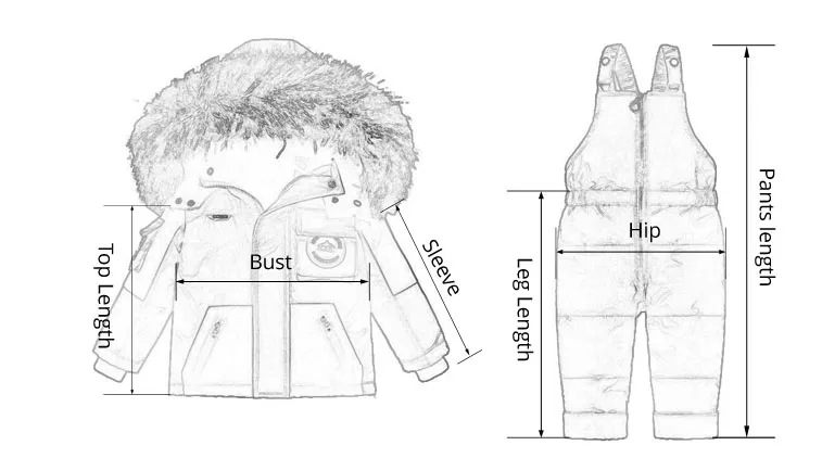 IYEAL Winter Hooded Down Jacket Warm Kids Coat Children Snowsuit Snow Toddler Girl Parka Real Fur Clothing Baby Boy Overalls