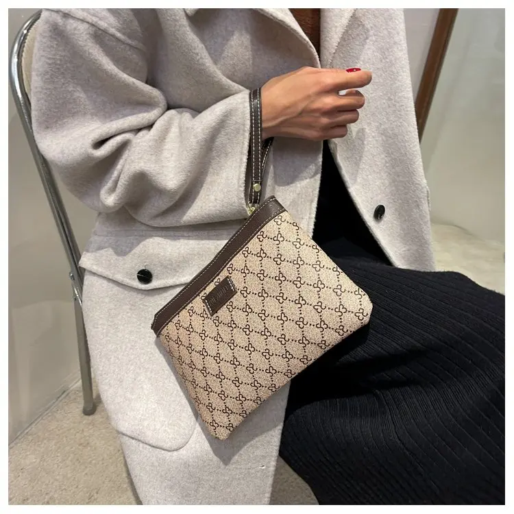 Stylish Simple Leather Diaper Bag Women Messenger Elegant Handbag Luxury Brand Designer Paris Famous Superstar