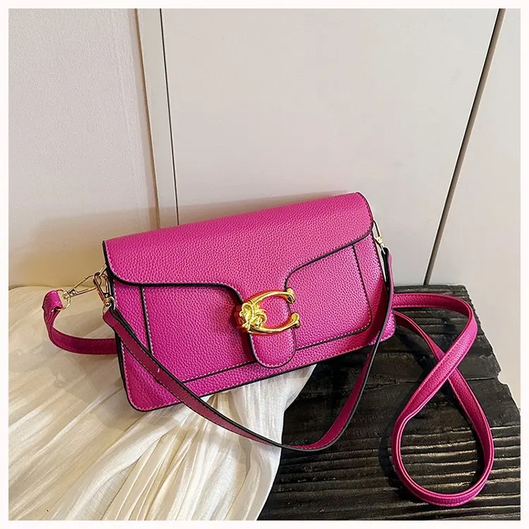 High-End Minimalist Leather Diaper Bag: Elegant Crossbody Handbag For Women With Designer Logo And Large Capacity Vintage Tote