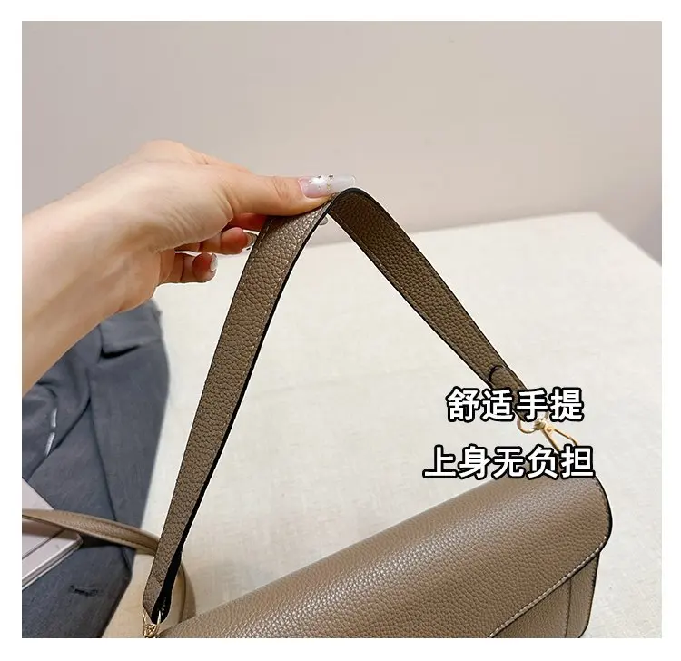 High-End Minimalist Leather Diaper Bag: Elegant Crossbody Handbag For Women With Designer Logo And Large Capacity Vintage Tote