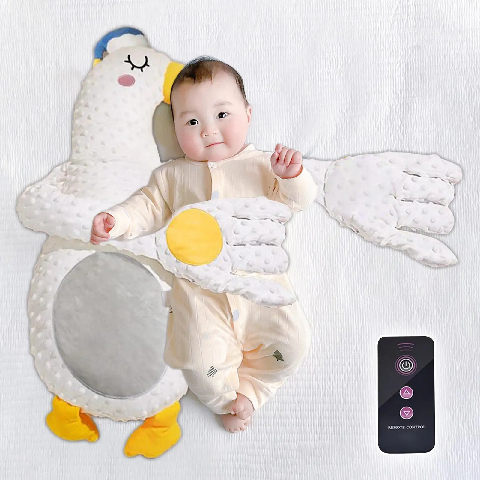 Baby Patter for Sleep Sleeping Pillow Baby Patting Machine for Sleep Startle Prevention Toddler Toys with Remote Control
