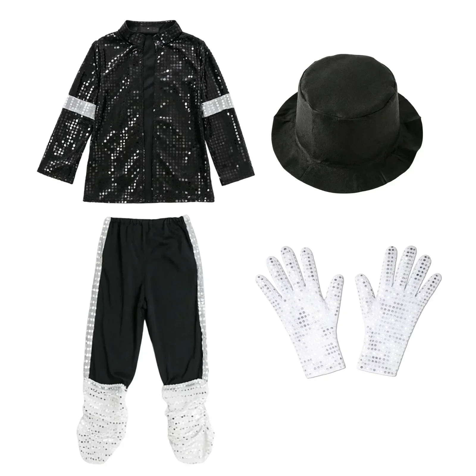 Kids Hip Hop Stage Performance Outfit Boys Retro Dance Costume Red Jacket Piano Print Shirt Pants Set Halloween Carnival Clothes