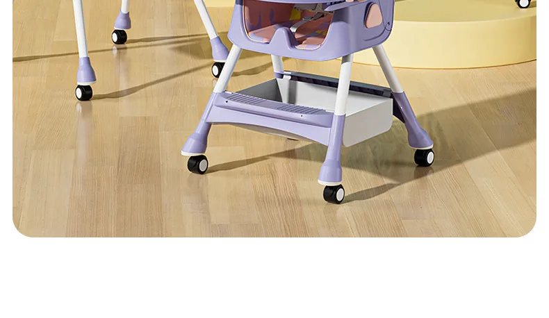 Babyfond Children's Dining Chair Multifunctional Variable Rocking Horse Baby Seat Foldable Recumbable Infant Dining Table