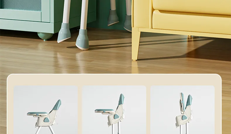 Babyfond Children's Dining Chair Multifunctional Variable Rocking Horse Baby Seat Foldable Recumbable Infant Dining Table