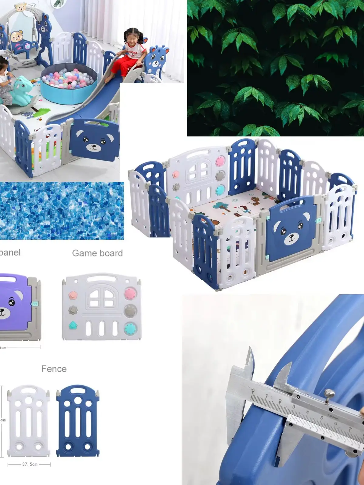 Baby Fence Baby Toy Baby Playground Multi Functional Child Activities Park Safety and Interesting Playpen with Guardrail Infant Fence Have 20 Modes Can Choose Single Piece Thickening and Stable Upgrade High Quality
