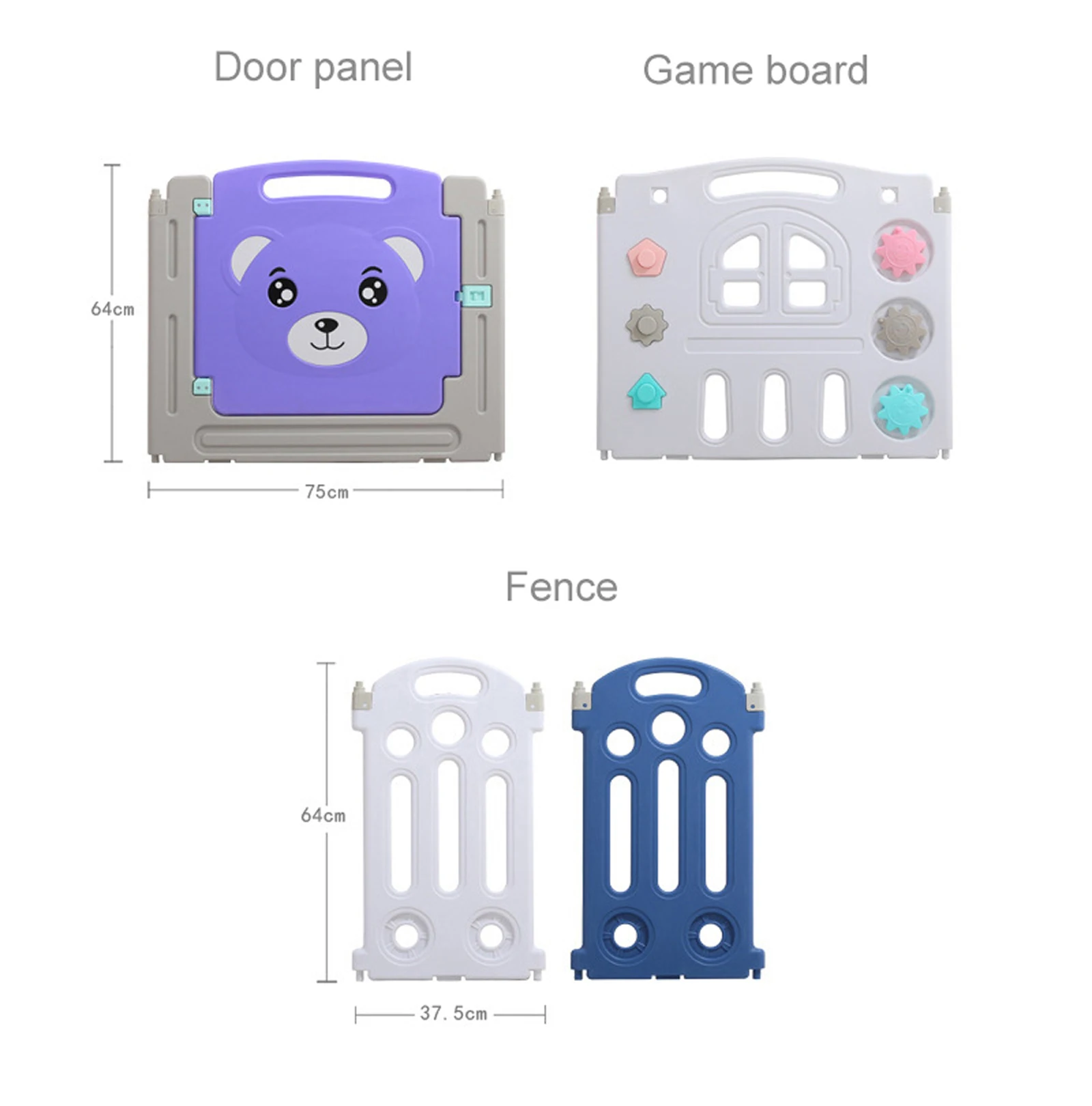 Baby Fence Baby Toy Baby Playground Multi Functional Child Activities Park Safety and Interesting Playpen with Guardrail Infant Fence Have 20 Modes Can Choose Single Piece Thickening and Stable Upgrade High Quality