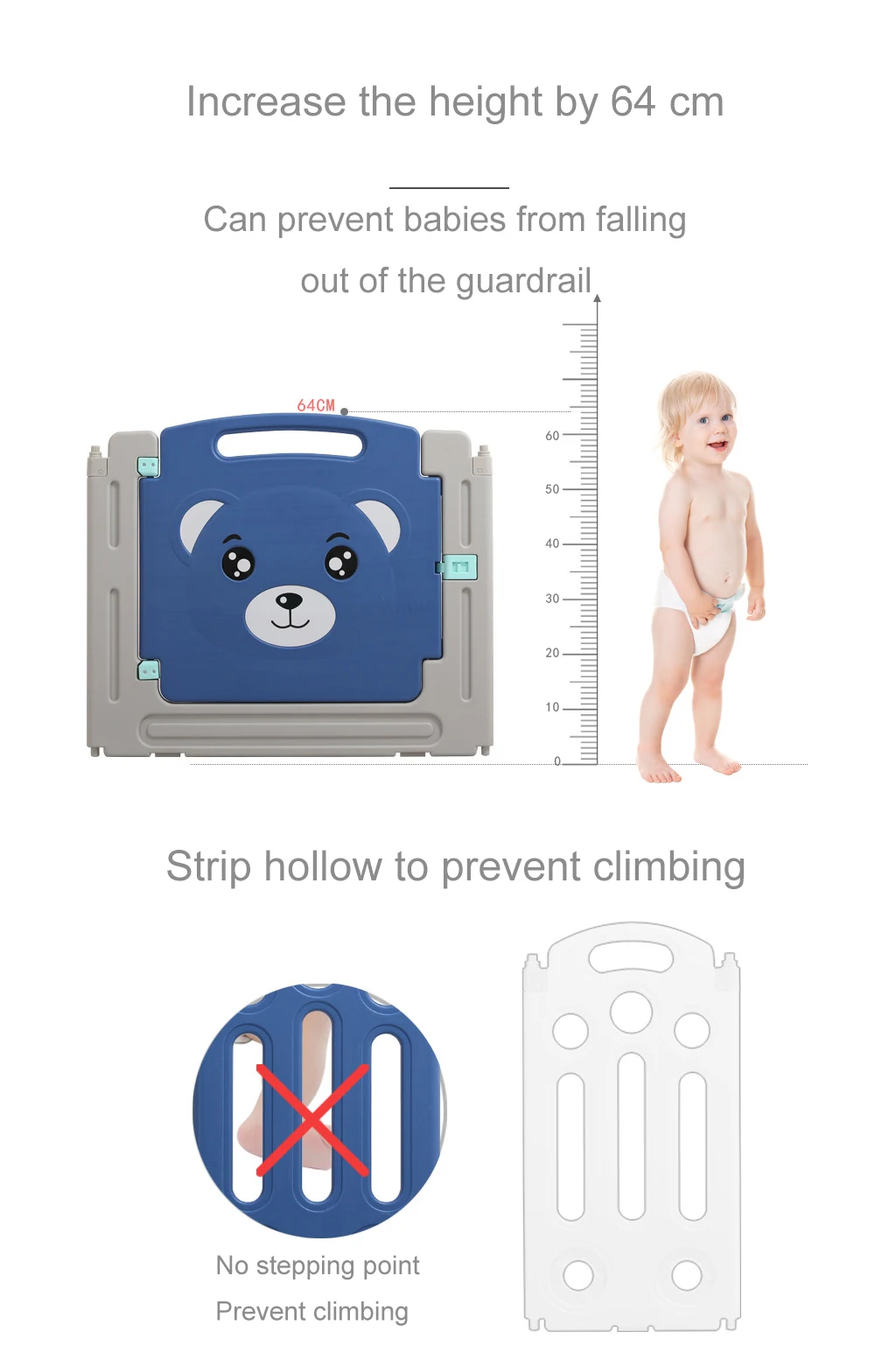 Baby Fence Baby Toy Baby Playground Multi Functional Child Activities Park Safety and Interesting Playpen with Guardrail Infant Fence Have 20 Modes Can Choose Single Piece Thickening and Stable Upgrade High Quality