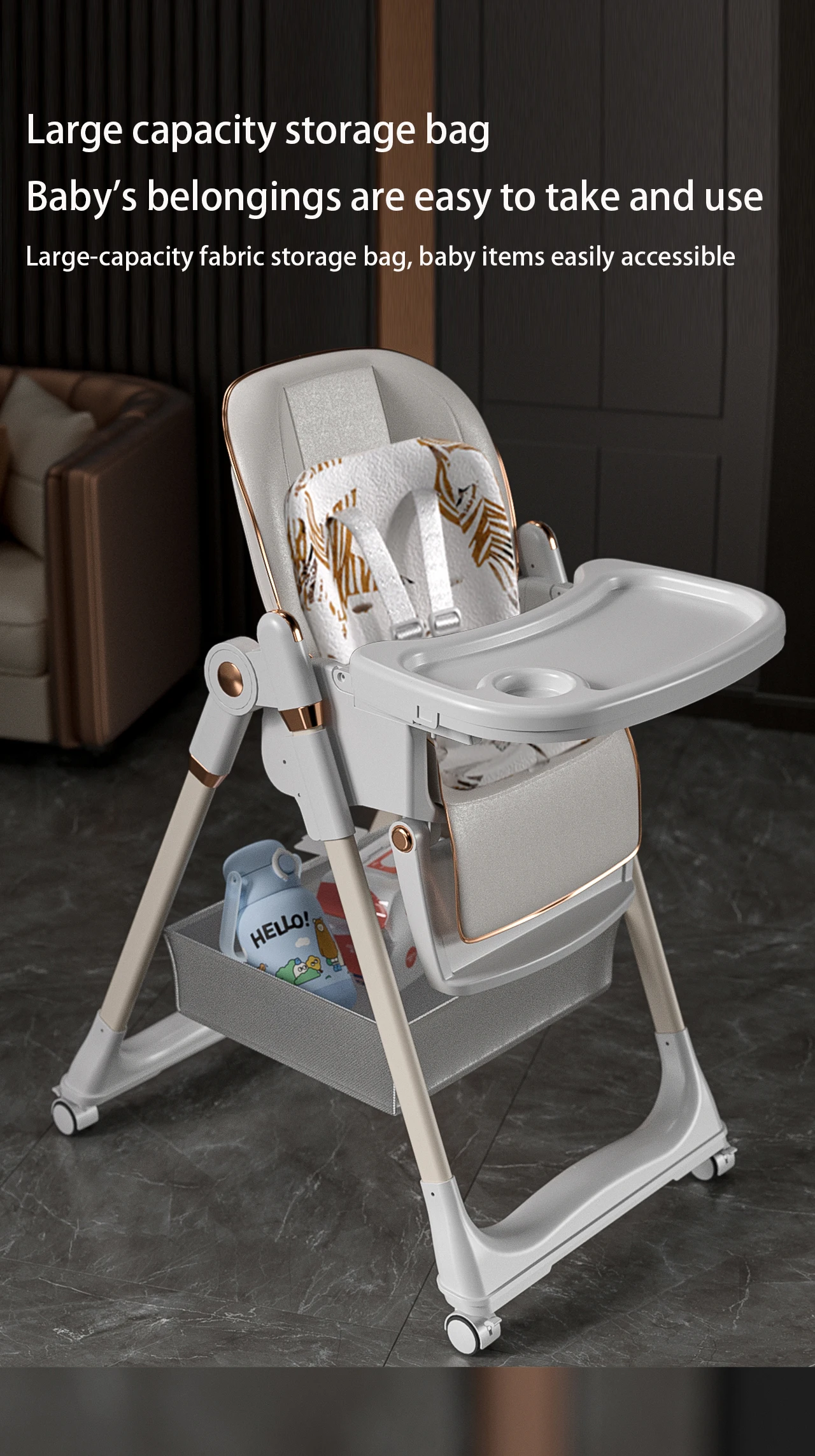 Baby High Chair Baby Dinner Table Chair Multi Functional Infant High Chair