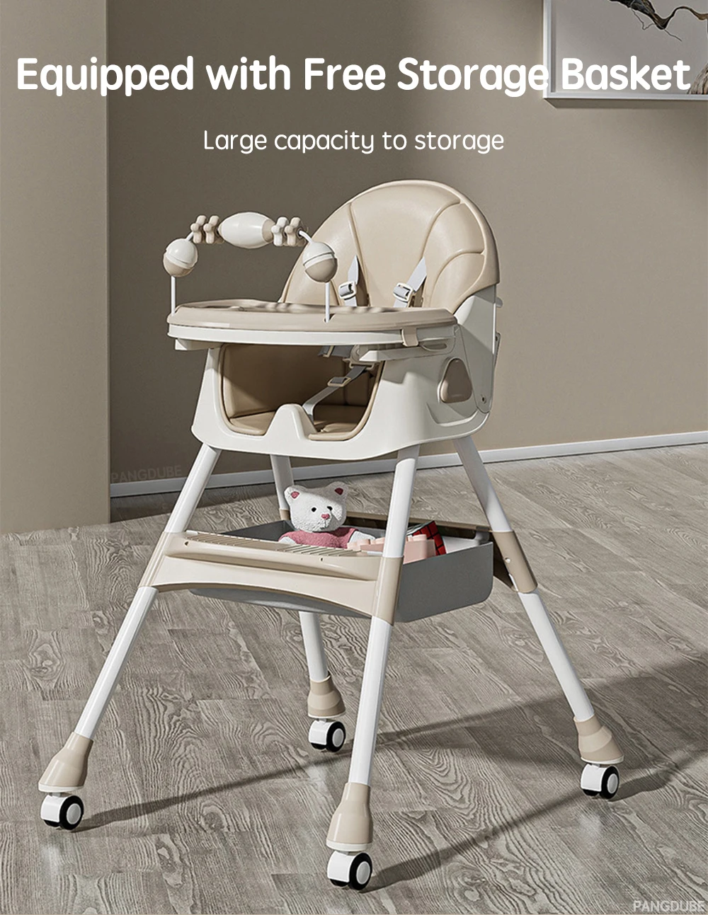 PANGDUBE Baby Feeding Chair Foldable Baby Feeding Chair Foldable Baby Feeding Seat Toddler Dining Chair Multifunctional Low Baby Play Chair