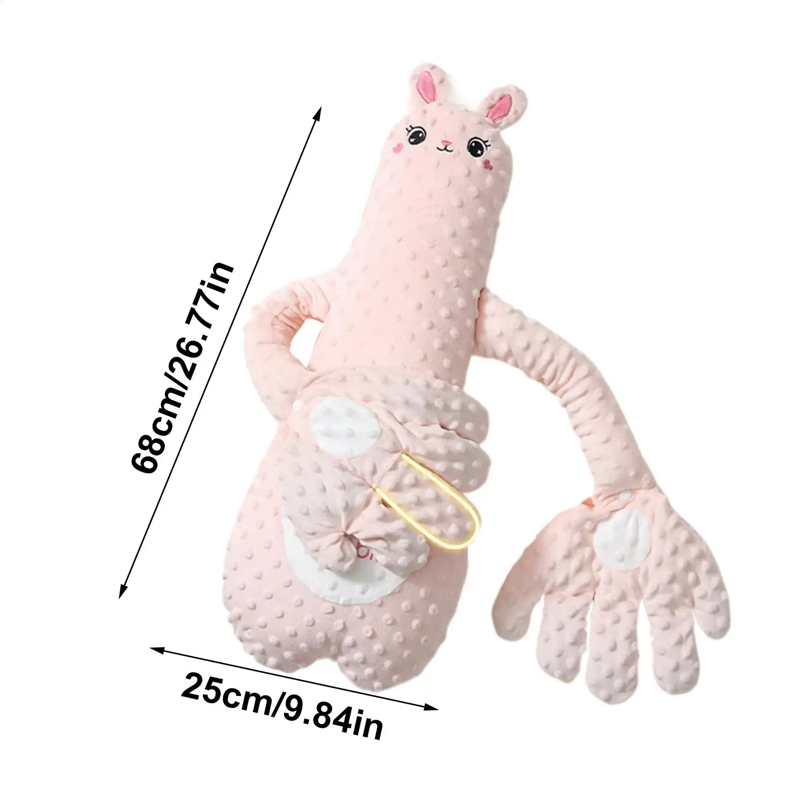 1pc Cartoon Baby Soothing Pillow Remote Control Tapping Soothes Palm Pillow Baby Sleeping Pillow for Newborns Patting Doll