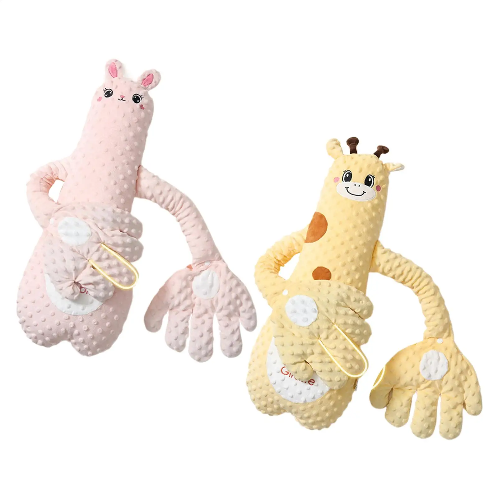 1pc Cartoon Baby Soothing Pillow Remote Control Tapping Soothes Palm Pillow Baby Sleeping Pillow for Newborns Patting Doll