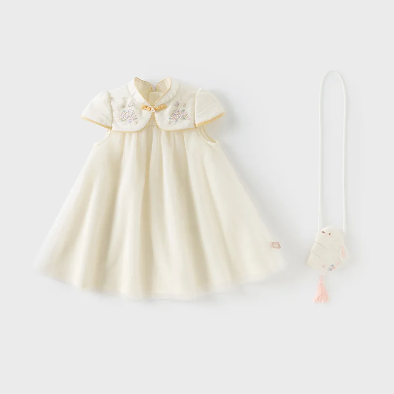 Dave Bella Girls Baby Princess Dress Children Summer New Gentle Cute Fashion Casual Mesh Princess Dress Party Outdoor DB2251892