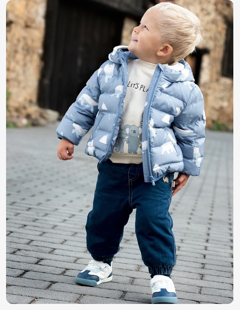 Dave Bella Children's Pants 2023 New Autumn Winter Boys Cowboy Cool Casual Fashion Loose Warm Party Outdoor Sport DB4237992