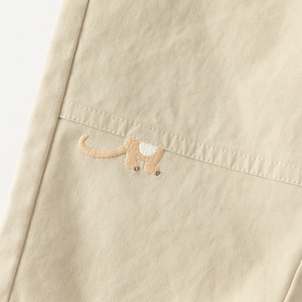 Dave Bella Children's Autumn Spring Pants Boys Elastic Waist Straight Pants Casual Sports Pocket Jogger Trousers DB3252500