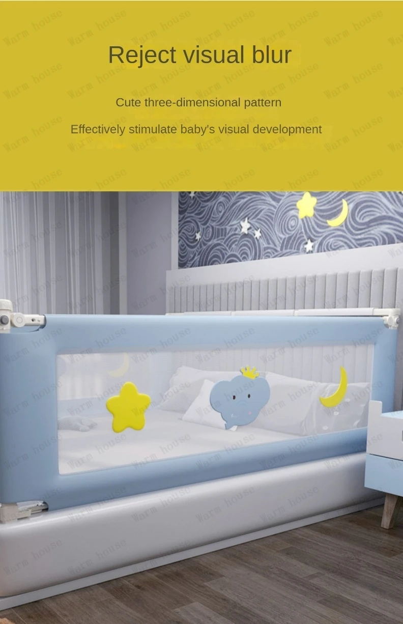 Crib Safety Bed Bumper Baby Anti-fall Protection Fence Children's Universal Bed Guardrail Baby Bedding Set Things for Babies