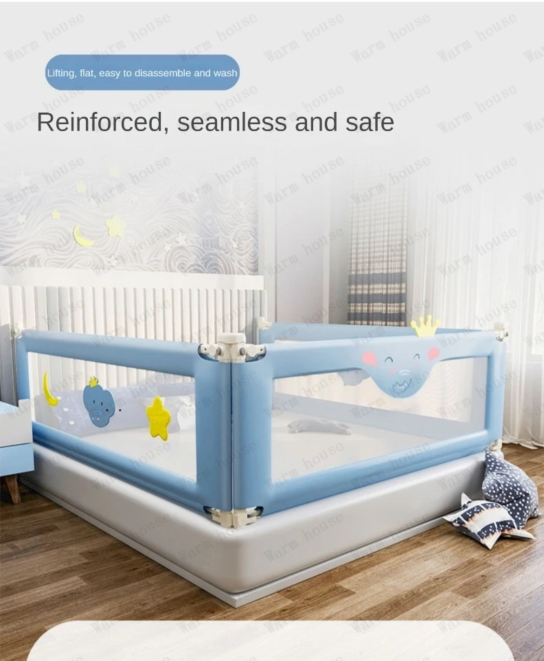 Crib Safety Bed Bumper Baby Anti-fall Protection Fence Children's Universal Bed Guardrail Baby Bedding Set Things for Babies