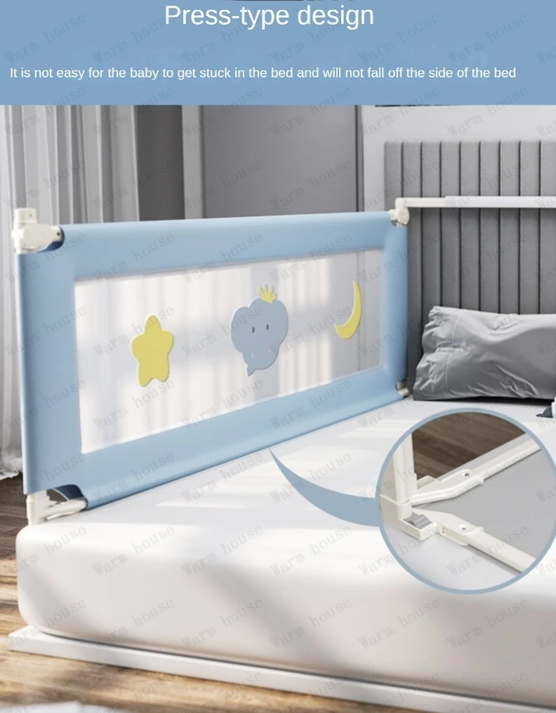 Crib Safety Bed Bumper Baby Anti-fall Protection Fence Children's Universal Bed Guardrail Baby Bedding Set Things for Babies