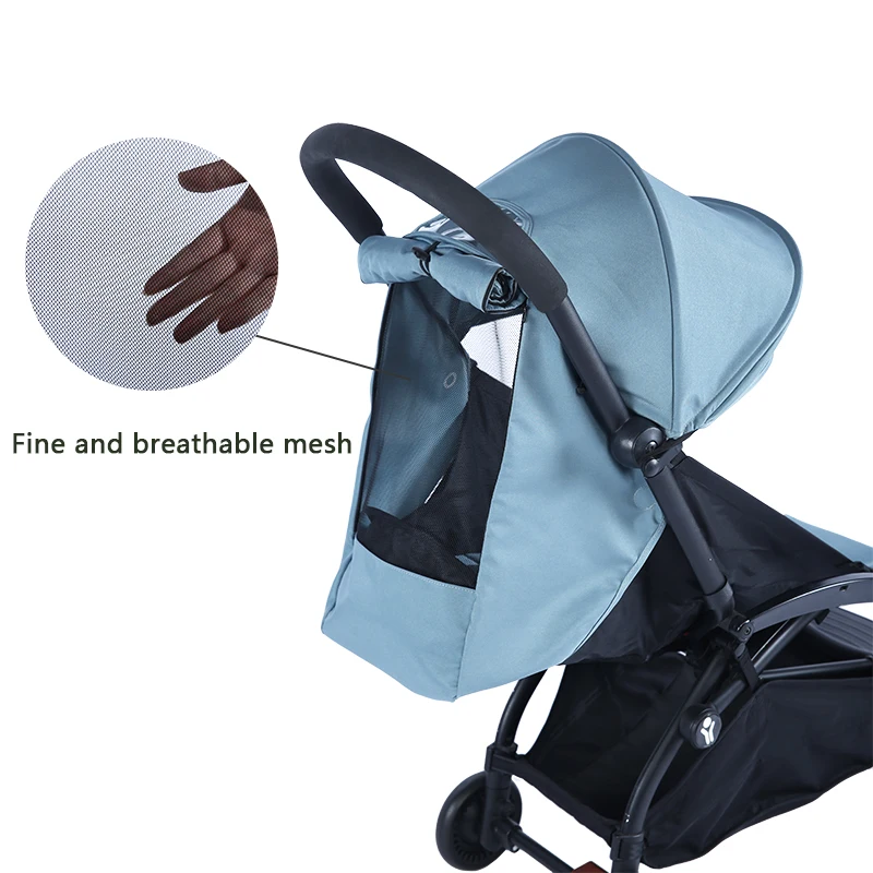 4pcs/set Stroller Accessories 175° Sunshade &Seat Cushion Sets Fit for Yoyo Yoyo2 Yoyo3 Yoya Waterproof UV-Protector