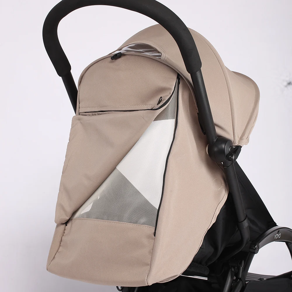 4pcs/set Stroller Accessories 175° Sunshade &Seat Cushion Sets Fit for Yoyo Yoyo2 Yoyo3 Yoya Waterproof UV-Protector