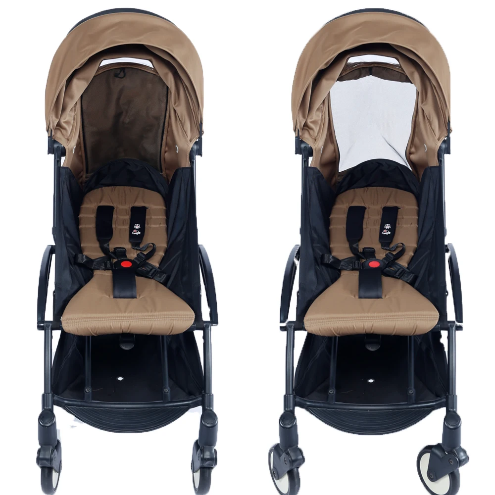 New Update 175° Canopy Cover Kit Seat Cushion Sunshade With Mesh Stroller Accessories For Yoya/ YOYO Pram Replace Seat Mattress