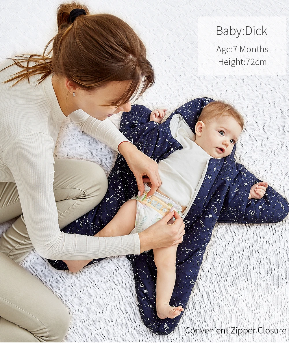 New Arrival Starfish Baby Sleeping Bag Winter Baby Sleep Sack Warm Baby Blanket Swaddle Sleepsacks