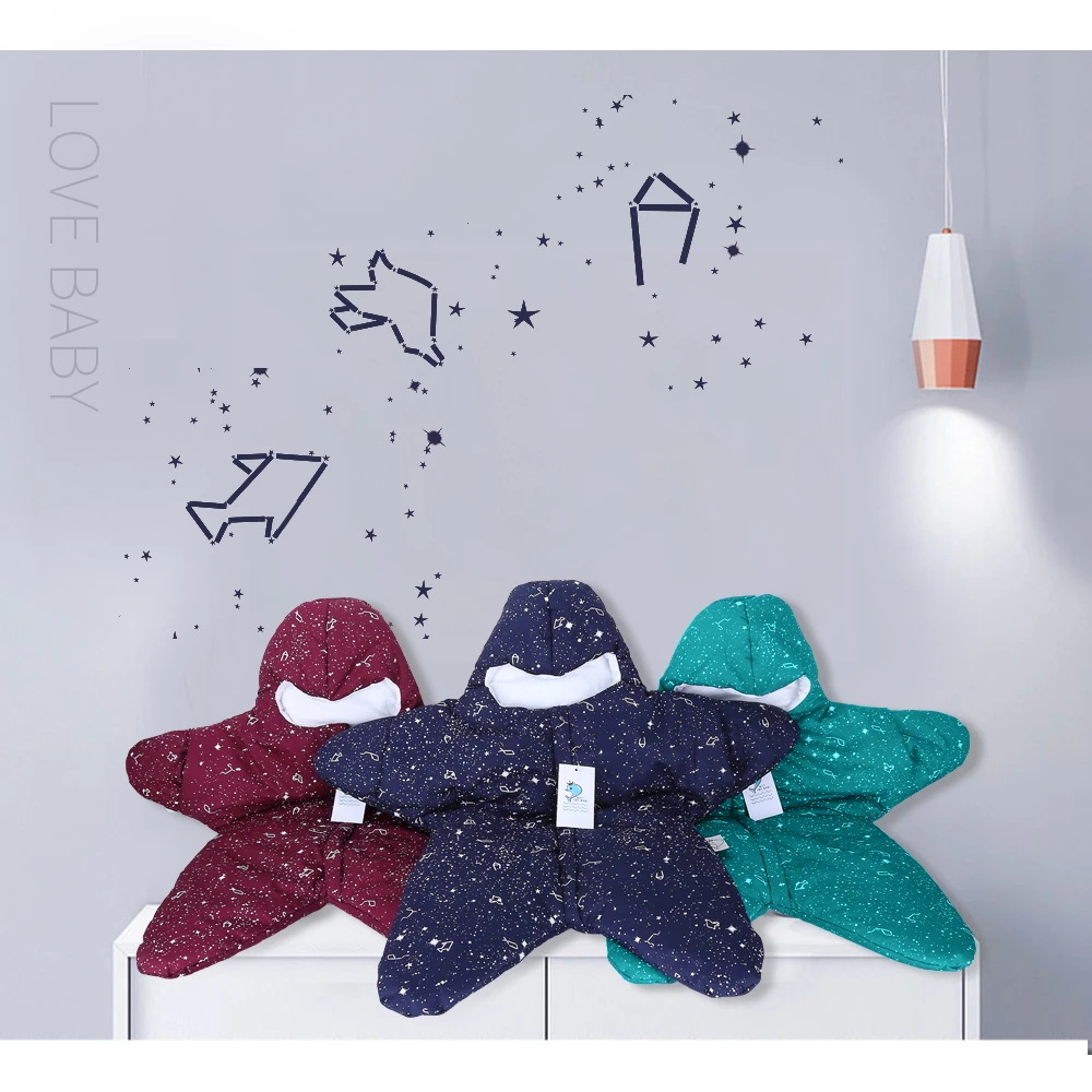 New Arrival Starfish Baby Sleeping Bag Winter Baby Sleep Sack Warm Baby Blanket Swaddle Sleepsacks