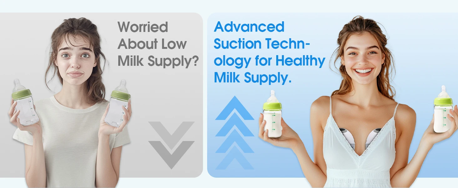 Upgrade Breast Pump Electric Handsfree BPA Free With Heating &UV Sterilize Lid Optional Silent Wireless Wearable Breastmilk Pump