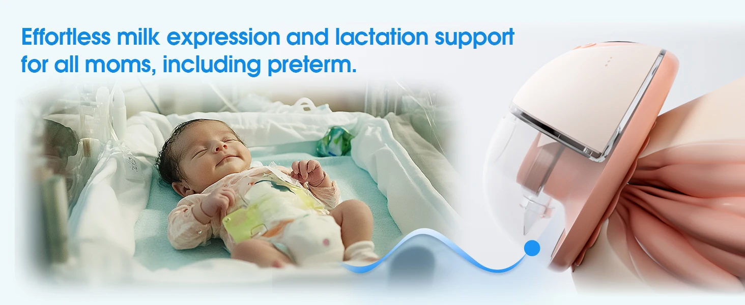Upgrade Breast Pump Electric Handsfree BPA Free With Heating &UV Sterilize Lid Optional Silent Wireless Wearable Breastmilk Pump